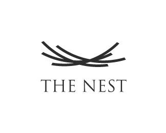 Nest Logo Design Ideas, Interior Design Logo Inspiration, Nesting Boxes Diy, Nesting Dolls Diy, Nesting Doll Tattoo, Nest Logo, Clever Logo Design, Jewelry Logo Design, Bird Logo Design