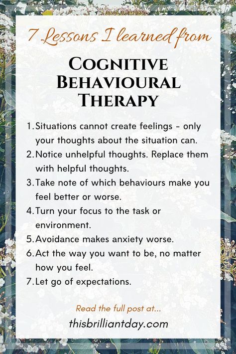 Lessons Learned From Therapy, Cognitive Behavior Therapy Journal, Lessons From Therapy, Cognitive Empathy, Motivational Therapy, Therapy Lessons, Thought Work, Positiva Ord, Cognitive Behavior Therapy