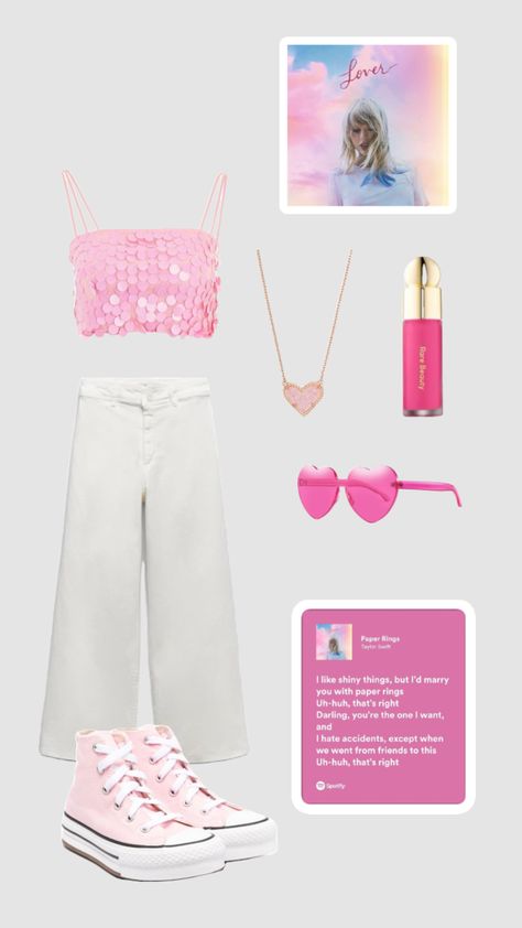 #taylorswift #outfit #lover Lover Inspired Outfits Taylor Swift, Lover Outfit Taylor Swift, Lover Taylor Swift Outfits, Lover Fits, Eras Fits, Lover Taylor Swift, Movie Outfit, Lover Outfit, Eras Outfit