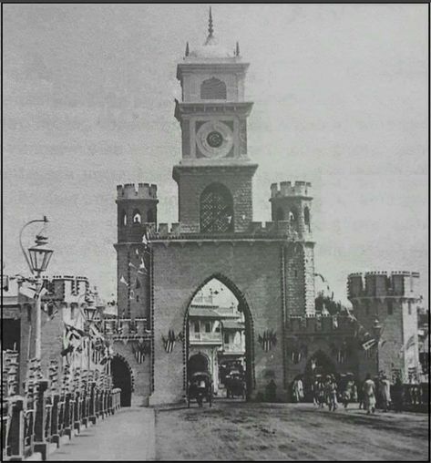 Afzal Ganj Darwaza :: It was build by Afzal-Ud-Daulah ( 5th Nizam of Hyderabad) in 1860's on the bank of Musi River. This beautiful monument was collapsed during "The Great Musi Flood" in 1908 and It was still known as the most Beautiful " Darwaza ( Door) " In Hyd Nizam Of Hyderabad, Village Background, Background References, Apartments Exterior, Indian History Facts, Mughal Architecture, Alphabet Wallpaper, Vintage India, Indian Culture