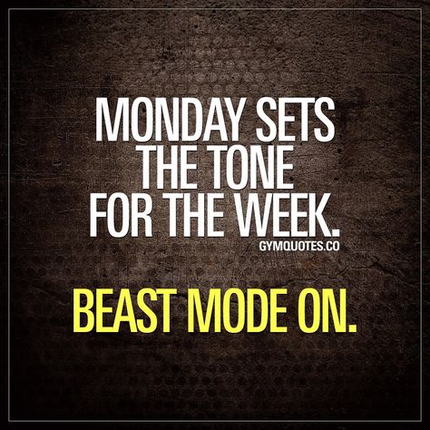 Gym Quotes Workout Motivation on Instagram: “#mondayworkout x #beastmodeon 🔥 L E T S G O 👊 #noexcuses It’s March already 🙈 time flies. Don’t be lazy and Don’t waste time - crush your…” Monday Gym Quotes, Morning Workout Quotes, Beast Mode On, Quotes Workout, No Time To Waste, Monday Workout, Gym Quotes, Fitness Motivation Quotes Inspiration, Monday Quotes