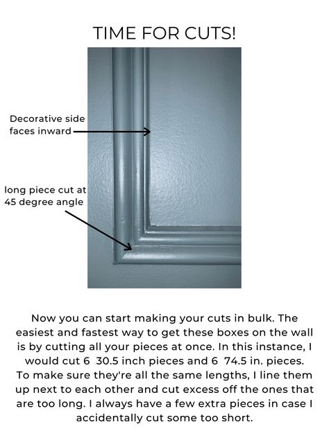 There are many ways to get creative with planning out molding and trim work but the size, layout and spacing of the boxes are important to consider first Picture Frame Molding Diy, Ozark House, Wall Molding Diy, Trim Molding Ideas, Box Molding, Interior Paint Schemes, Diy Brick Wall, Panel Walls, English Cottage Interiors