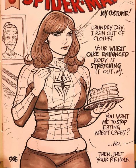 Gwen Stacy Comic, Comic Pics, Gesture Drawing Poses, Frank Cho, Comic Book Girl, Marvel Characters Art, Pahlawan Super, Marvel Comic Universe, Laundry Day