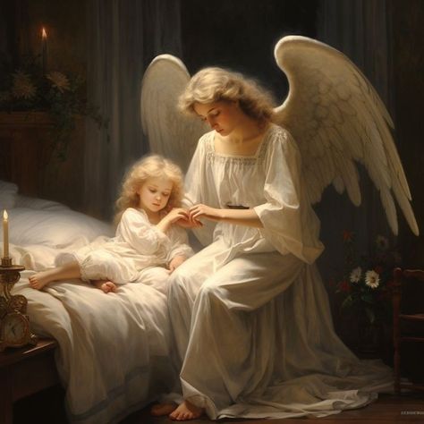 Guardian Angel Images, Gardian Angel, Guardian Angel Pictures, Seraph Angel, Archangel Prayers, Virgin Mary Art, Angel Blessings, Angel Artwork, Angel Images