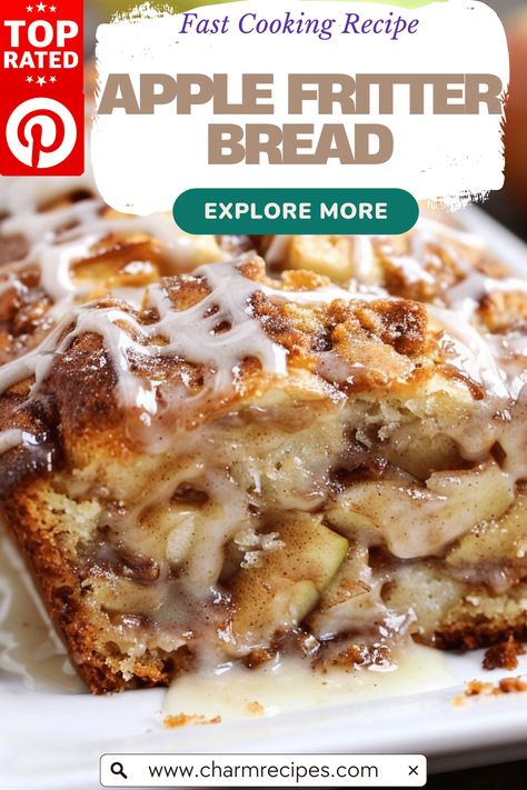 How to Make Delicious Apple Fritter Bread Bread Machine Apple Fritter Bread, Apple Fritter Mini Loaves, Cinnamon Apple Fritter Bread, Easy Apple Fritter Bread, Apple Fritter Pound Cake, Apple Swirl Bread, Apple Bread With Fresh Apples, Apple Pear Bread, Oven Baked Apple Fritters Recipe