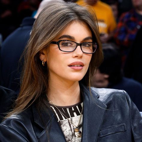 Kaia Gerber Is Already Wearing Nike's Newest $160 Sneakers Air Max 270 Women, Kaia Jordan Gerber, Glasses Inspiration, Vogue France, Vintage Tank, Kaia Gerber, San Antonio Spurs, Cindy Crawford, New Nike Air