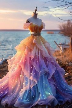 Dip Dye Wedding Dress, Dye Wedding Dress, Rainbow Wedding Dress, Wedding Dreses, Rainbow Clothes, Purple Wedding Dress, Unconventional Wedding Dress, White Wedding Gowns, Colourful Wedding