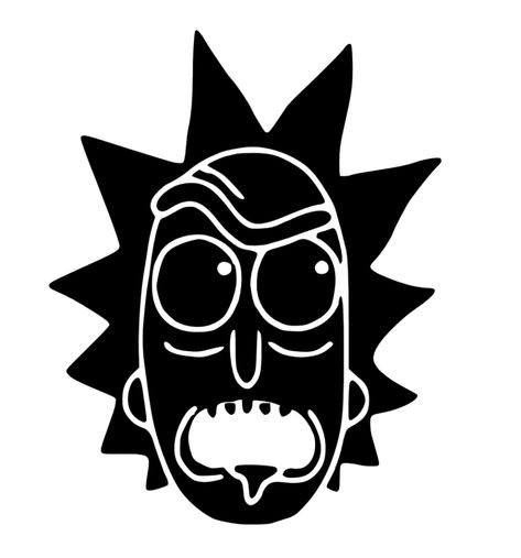 Tiny Rick, Rick And Morty Tattoo, Rick And Morty Drawing, Busy Mind, Rick And Morty Poster, Halloween Pumpkin Carving Stencils, Embroidery Tattoo, Rick Sanchez, Rick Y Morty