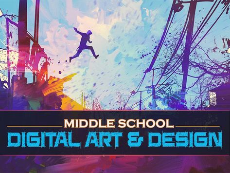 Graphic Design Lesson Plans, School Digital Art, Graphic Design Activities, Digital Media Art, Teaching Graphic Design, Middle School Lesson Plans, Different Forms Of Art, Principles Of Art, History Of Photography