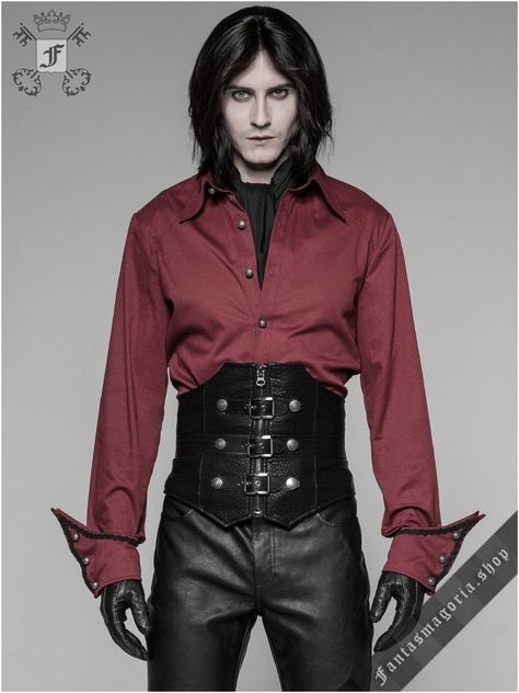 Gothic Men, Goth Outfit, Punk Design, Punk Rave, Estilo Punk, Goth Outfits, Steampunk Fashion, Fantasy Clothing, Fantasy Fashion