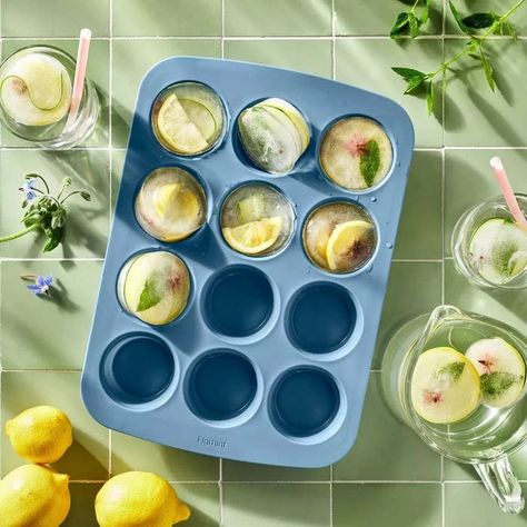 You May Never Wish To Leave The Kitchen Again With These 25 Stylish (And Functional) Target Products Blue Muffin, Target Products, Target Kitchen, Brownie Muffins, Silicone Muffin Pan, Cinnamon Crumble, Glass Pan, Silicone Bakeware, Baking Muffins