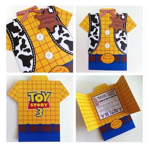 Invitacinoes para celebración de Toy Story inspirada en Wody #Invitations #Celebration #Woody Woody Birthday, Toy Story Invitations, Toy Story Party Decorations, Toy Story Baby, Toy Story Theme, Toy Story Birthday Party, Toy Story 3, Birthday Toys, Toy Story Birthday