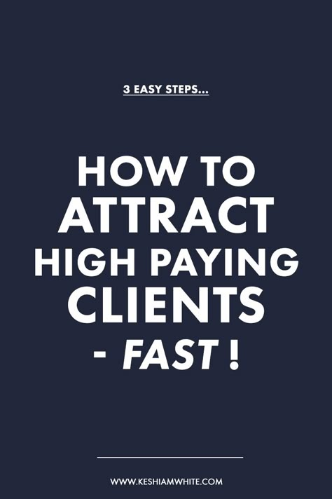 Here's how to attract high paying clients fast. I used the 3 steps in this blog post to successfully get booked out with $2,000 clients in 60 days. And I eventually became OVER booked with clients and I was able to double my rates in only a few months of selling my services! Check out the blog post now. How To Get Clients On Facebook For Yahoo, How To Get Clients On Instagram, Business Journaling, Architect Branding, Yahoo Format, Lilly James, Donation Form, Itunes Card, Book Advertising