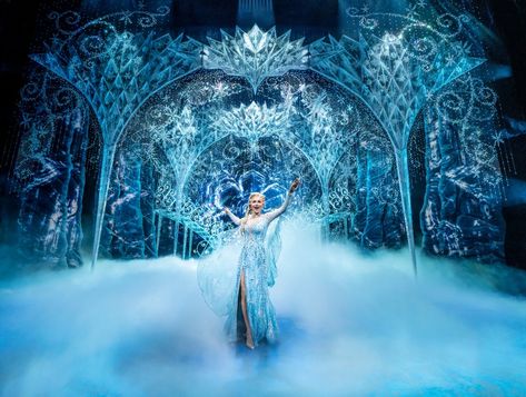 We’re promised snow on the hour as well… Frozen The Musical, Frozen Broadway, Frozen On Broadway, Frozen Design, Frozen Jr, Frozen Musical, Samantha Barks, Musical Tickets, Musical London