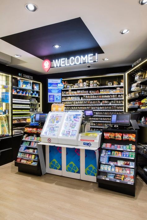 Small Convenience Store Interior, Mini Store Ideas, Mini Mart Interior Design, Convenience Store Design Small, Mini Store Design Small Spaces, Mini Grocery Store Design, Mini Market Store Ideas, Small Convenience Store, Small Shop Design