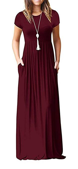 Women's Short Sleeve Loose Plain Maxi Dresses Casual Long Dresses Pockets #follow pinterest @nedym24  #style #fashion #women  #womensfashion  #womenswear  #cool  clothes online  fashion styles for women latest styles Casual Long Dresses, Very Short Dress, Plain Maxi Dress, Empire Waist Maxi Dress, Dresses With Pockets, Loose Maxi Dress, Short Sleeve Maxi Dresses, Rockabilly Dress, Cap Dress