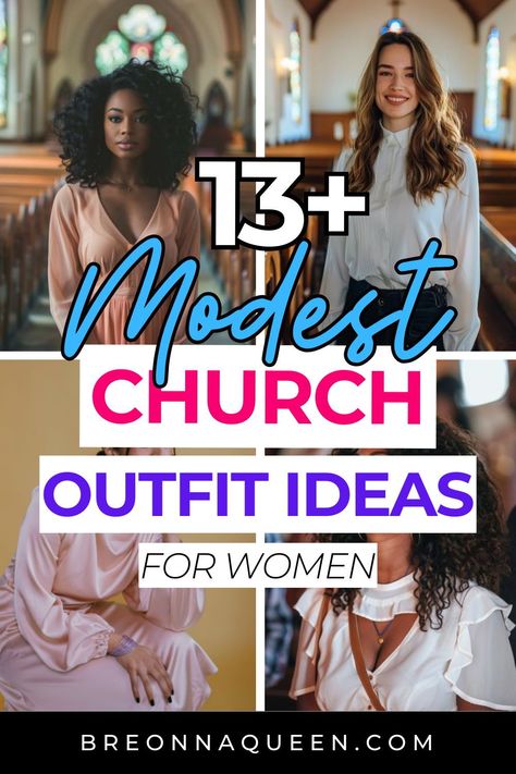 "Embrace modesty with elegance in our selection of 13 church-appropriate outfits that will have you looking your Sunday best. #ElegantModesty #ChurchOutfitInspiration" what to wear to church, church outfits, church fits, church outfi inspo, chruch outfit inspiration 20 Yr High School Reunion Outfit, Fall Vineyard Outfits Black Women, Women In Ministry Outfits, Preacher Wife Outfits, Chic Fall Dresses, Outfits For Mass For Women, Women Church Outfits Classy, August Church Outfits, Church Outfit Women Classy