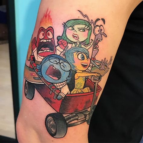 Inside Out Tattoo, Tim Burton Tattoo, Disney Inside Out, Disney Tattoo, Car Tattoos, Anchor Tattoo, Inside Out 2, Owl Tattoo, Al Pacino