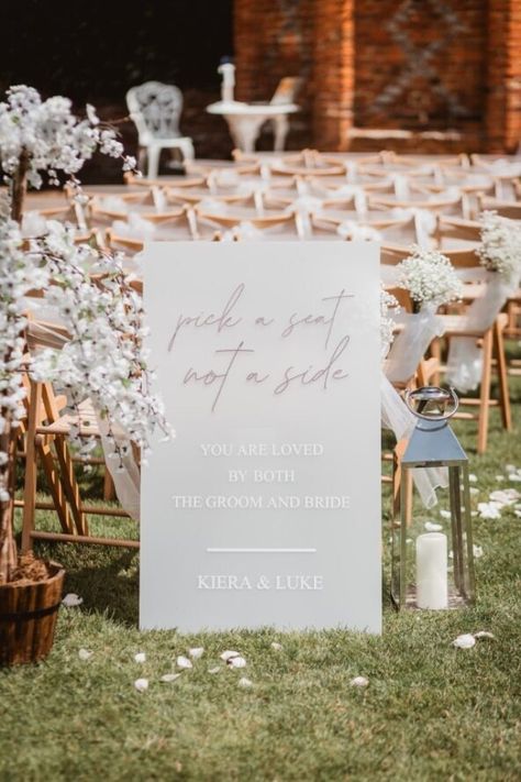 Wedding Pick A Seat Not A Side, Wedding Ceremony Seating Sign, Choose A Seat Not A Side Sign, Take A Seat Wedding Sign, Pick A Seat Not A Side Wedding Sign, Pick A Seat Not A Side Sign, Pick A Seat Not A Side, Wedding Daughter, Wedding Table Plans