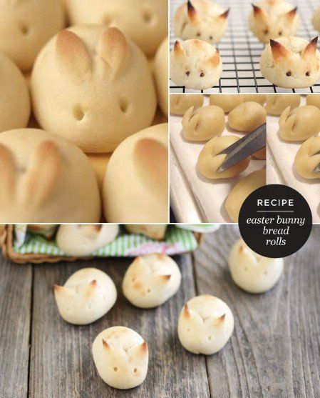 Adorable Easter Bunny Rolls - 100 Easy and Delicious Easter Treats and Desserts Easter Bunny Rolls, Bunny Rolls, Bunny Bread, Easy Easter Treats, Decorações Com Comidas, Easter Bread, Idee Pasto, Treat Ideas, Deilig Mat