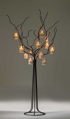 Light Tree, Candle Tree, Metal Tree, Candle Light, Wall Candles, Metal Candle, Scrap Metal Art, Candle Stand, Best Candles