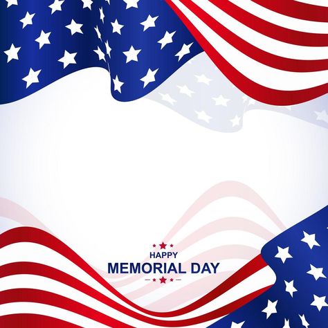 Memorial Day Background, Day Background, Memorial Day, Country Flags, American Flag, Vector Art, Vector Free, This Is Us, Flag