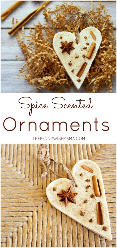 DIY Spice Scented Ornaments - a fun & simple craft to do with your kids! Hygge Crafts, Natural Christmas Ornaments, Toy Story Crafts, Scented Ornaments, Ornaments Diy Kids, Diy Spices, Natural Christmas Decor, Christmas Crafts For Kids To Make, Christmas Spices