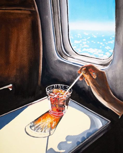 Men Painting, In Airplane, William Eggleston, Airplane Window, Airplane Art, Roaring Twenties, Retro Mid Century, Paintings Art Prints, Canvas Designs