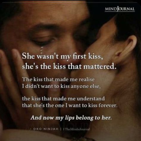 Kissing Quotes, Sweet Love Quotes, Good Relationship Quotes, Soulmate Quotes, The Kiss, Couple Quotes, Romantic Love Quotes, First Kiss, Heartfelt Quotes