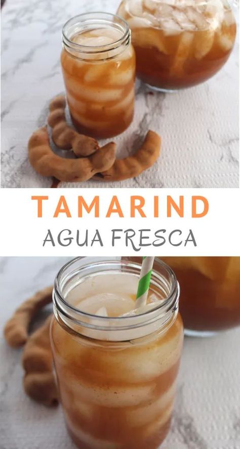 Aqua Fresca Recipes, Fresca Recipes, Tamarind Drink, Restaurant Vibes, Tamarind Recipes, Tamarind Fruit, Agua Fresca Recipe, Clean Eating Vegetarian Recipes, Clean Eating Vegetarian