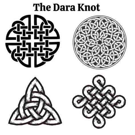 20 Celtic Symbols and Their Meanings - Ireland Wide Irish Symbols And Meanings, Dara Knot Tattoo, Celtic Spiral Knot, Celtic Knot Meanings, Celtic Motherhood Knot, Celtic Shield Knot, Celtic Symbols And Meanings, Celtic Tattoo Symbols, Symbols And Their Meanings