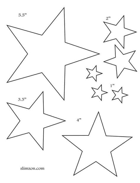 Star Stencil Templates, Star Outlines Pattern, Stars Printable Templates, Star Shape Template, Star Patterns Printable, Star Shapes Template Free Printable, Printable Stars Free, Printable Star Templates, Star Cutouts Template