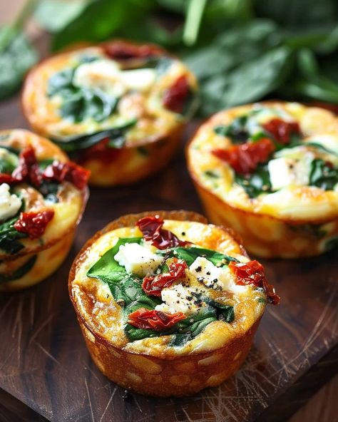 Just whipped up a batch of these delicious Mediterranean Delight Egg Muffin Cups! Perfect for a grab-and-go breakfast or a healthy snack!... https://northeastnosh.com/mediterranean-delight-egg-muffin-cups/ Spinach Feta Egg Muffins, Mediterranean Egg Cups, Feta Egg Muffins, Healthy Egg Muffin Cups, Spinach Feta Egg, Egg Muffin Cups Healthy, Egg Muffins Healthy, Egg Muffin Cups, Mediterranean Breakfast