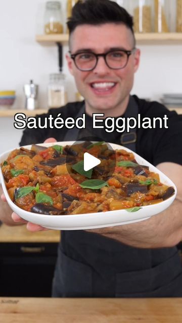 Eggplant And Red Pepper Recipes, Eggplant Egg, Pasta Bruschetta, Sautéed Eggplant, Eggplant Side Dishes, Eggplant Boats, Ways To Cook Eggplant, Sauteed Eggplant, Shrimp And Eggs