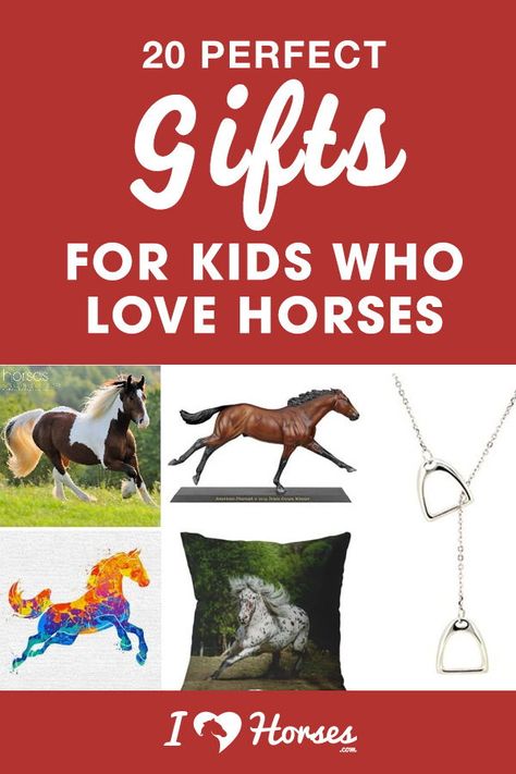 Do you have a kid on your list that is crazy about horses? Is a horse or a pony at the top of every wish list? If so, then this is THE list of gifts for you! | #horses #ponies #equine #kids Horse Gifts For Girls Kids, Diy Gifts For Horse Lovers, Birthday Presents For Girls, Horse Books, Horseback Rider, Equestrian Gifts, Horse Diy, A Pony, Horse Owner