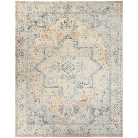 Nourison Astra Machine Washable Distressed Area Rug - On Sale - Bed Bath & Beyond - 4072425 Vintage Medallion, 4x6 Area Rugs, 9x12 Area Rugs, Pacific Grove, 5x7 Area Rug, Rug 9x12, Washable Area Rug, Indoor Rug, 8x10 Area Rugs