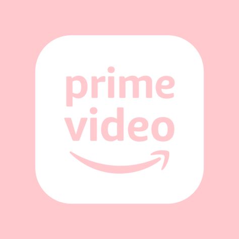 Pink Ios 16 Icons, Pink Prime Video Icon, Prime Video App Icon Aesthetic, Pink Aesthetic Icons For Apps, Apple Icon Aesthetic, Pink Iphone Icons, Pink Iphone App Icons, Pink Aesthetic Homescreen, Prime Video Icon