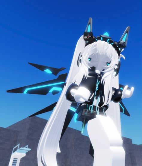 please give credits if you decide to use this fit as your own, thanks!<3 Roblox Cyberpunk Outfits, Cyberpunk Roblox Avatar, Cyberpunk Outfit, Sci Fi Girl, Up Theme, Female Avatar, Avatar Ideas, Cyberpunk Aesthetic, Slenderman