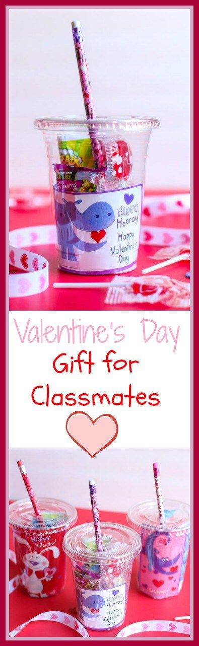 These cups are the cutest and sweetest DIY Valentine's Day Gift for Classmates. They can be easily be made in minutes and are very inexpensive to make! They make a great gift for teachers to give to their students also. Valentines Gifts For School Kids, Valentines Gift For Class From Teacher, 2nd Grade Valentines Gifts, Valentines Classroom Ideas, Valentines Diy For Kids, Valentine Goodies For Kids Classroom, Valentine’s Day Treats For School, Valentine’s Day Goodie Bags For Kids, Valentine’s Day Classroom Gifts