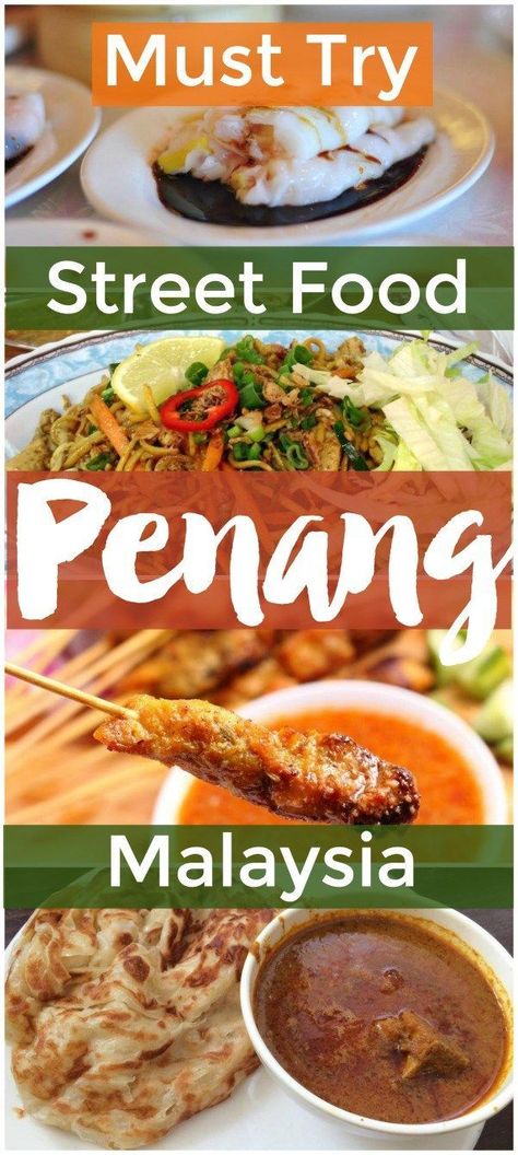 World Street Food, Malaysia Travel Guide, Malaysian Cuisine, Travel Foodie, Penang Malaysia, Culinary Travel, Malaysia Travel, Travel Thailand, Street Foods