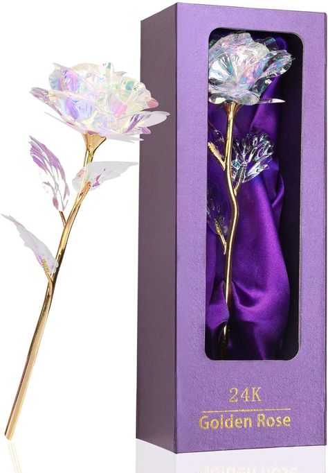 Hadiah Valentine, Valentine Gift For Wife, Purple Gift, Romantic Gifts For Her, Rainbow Roses, Valentines Gifts For Boyfriend, Rose Gift, Cool Gifts For Women, Flower Gifts