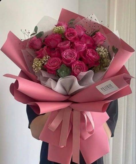 Pink Flower Bouquet, Birthday Flowers Bouquet, Luxury Flower Bouquets, Valentine Bouquet, Pink Rose Bouquet, Flower Bouquet Diy, Birthday Bouquet, Fresh Flower Bouquets, Boquette Flowers