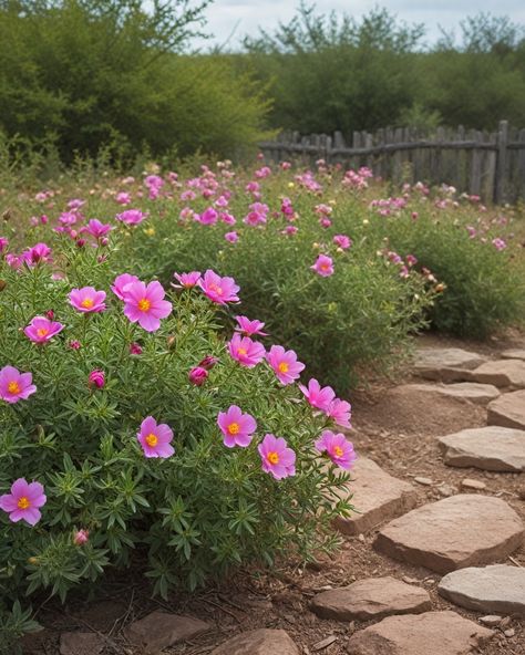 10 Best Shrubs For Texas Flowerbed Ideas Texas, Texas Rock Rose, Hellstrip Landscaping Drought Tolerant, North Texas Front Yard Landscaping Ideas, Central Texas Backyard Landscaping, Texas Yard Landscaping, North Texas Flower Beds Front Yards, Zone 9 Landscaping Texas, Texas Sage Landscape