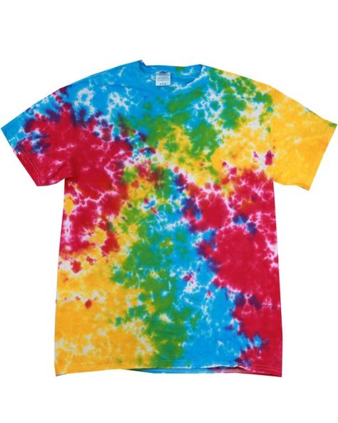 Show details for Tie-Dye CD100 Adult 5.4 oz., 100% Cotton T-Shirt Tie Dye Men, Rainbow T Shirt, Tie Dye Colors, Unique Ties, Neon Rainbow, Online Mens Clothing, Tie Dye T Shirts, Tie Dyed, Dye T Shirt