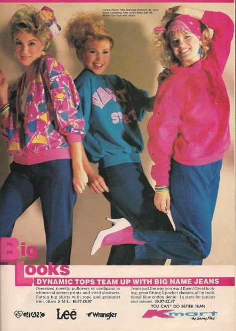 The Best Fashion and Beauty Campaigns From Spring 1985 - ELLE.com Kmart Clothes, 80s Inspired Outfits, 1980s Fashion Trends, Look 80s, 80s Fashion Trends, Melanie Griffith, 80’s Fashion, Fashion Teenage Girls, Fashion 80s