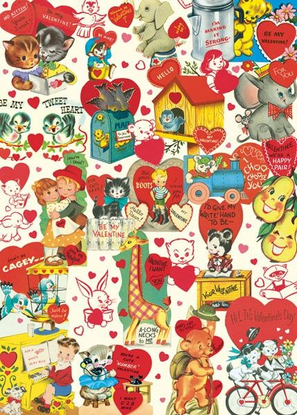 retro valentine wrapping paper Retro Valentine Cards, Paper Presentation, Valentine Poster, Vintage Valentine Cards, Valentines Wallpaper, Vintage Wrapping Paper, Retro Kids, Retro Valentines, My Funny Valentine