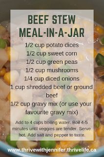 Homey Recipe, Dry Soup Mix Recipes, Jar Food Gifts, Mason Jar Gifts Recipes, Meal In A Jar, Thrive Life Recipes, Diy Seasonings, Traditional Beef Stew, Baking Mix Recipes