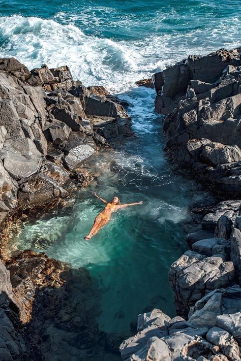 Aesthetic picture of Fairy pool Noosa Heads. Discover more photos of Camilla Hammond with On The Road Again Caravan Travel, Houses By The Beach, Australia Pictures, Australia Bucket List, Noosa Heads, Beach Instagram Pictures, Fairy Pools, Pool Art, Boat Pics