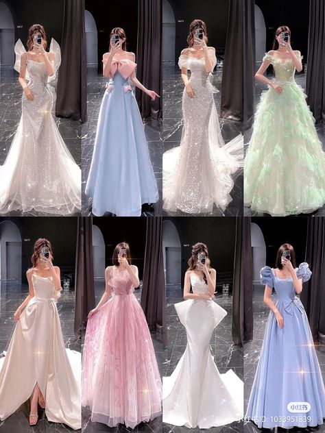 Asian Prom Dresses, Chinese Prom Dress, Chinese Outfits, Gowns Dresses Elegant, Old Fashion Dresses, Fashion Sketches Dresses, Fancy Dresses Long, Fashion Drawing Dresses, Princess Ball Gowns