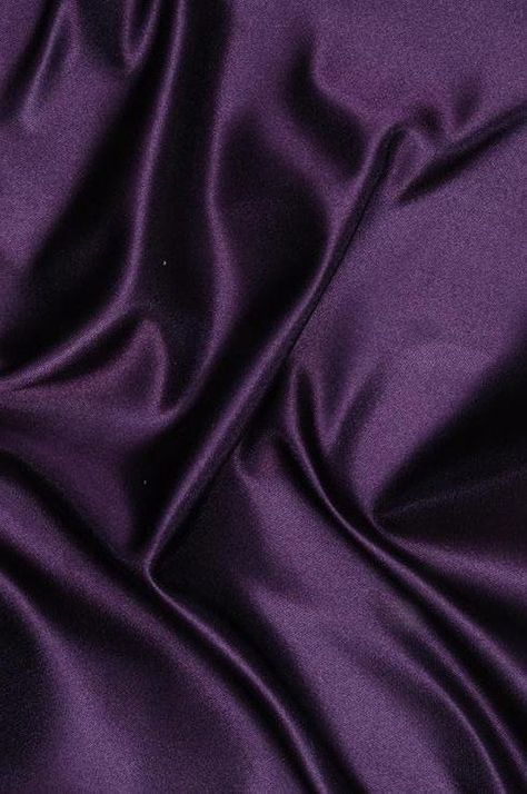 Characterized by glossy sheen on both sides, the double face satin is heavier in weight than the single face satin, yet maintains the beautiful, smooth finish. Our heavy-weight, luxurious Dark Plum Purple Double Face Duchess Satin Fabric is made of natural silk fibers, and is used primarily for bridal dresses and evening wear. The fabric is sold by the Yard, and measures 54 inches in width. It’s A Wonderful Life, Dark Purple Aesthetic, Duchess Satin, Purple Satin, Satin Color, Purple Fabric, Purple Silk, Plum Color, Plum Purple